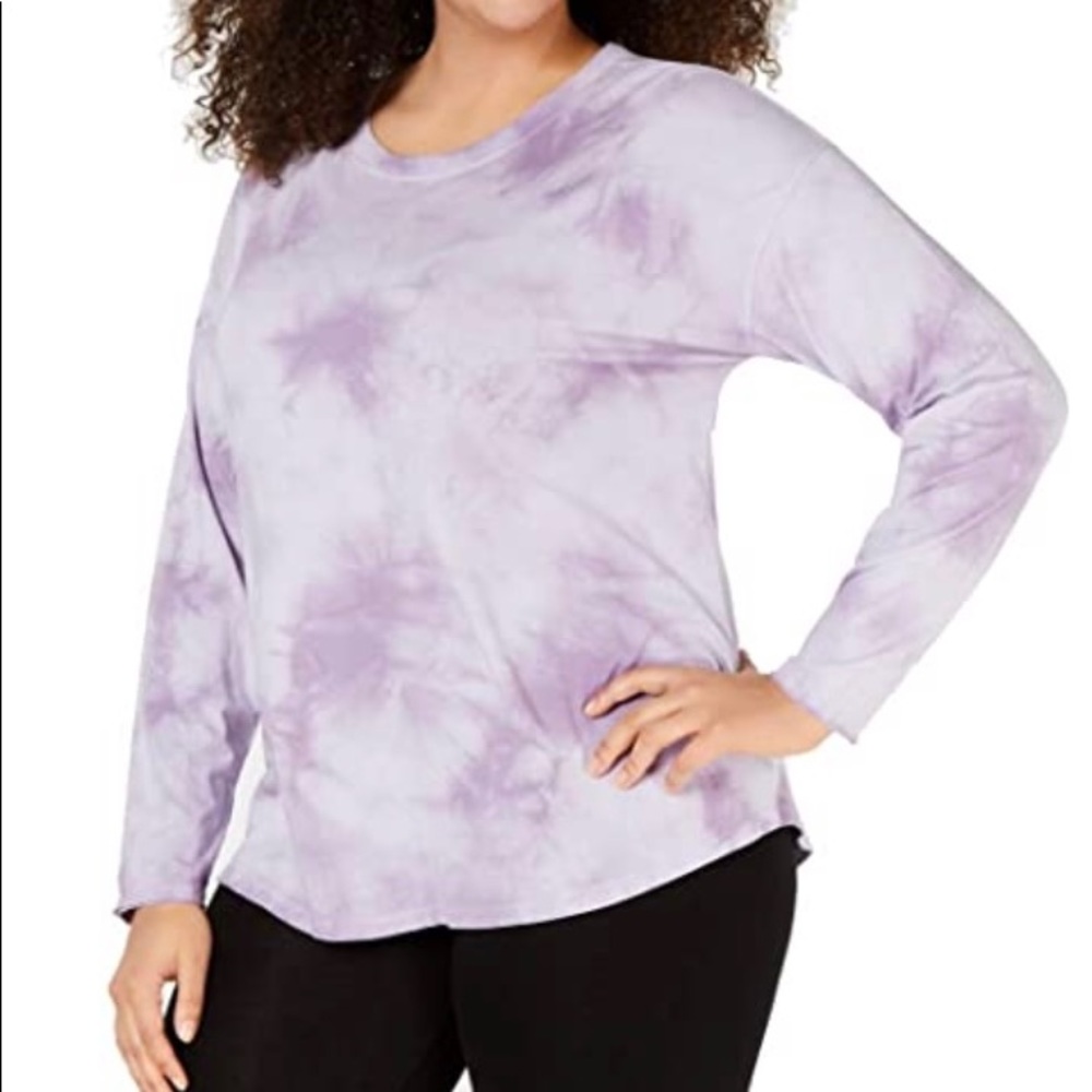 CALVIN KLEIN Tie-Dye Performance Top